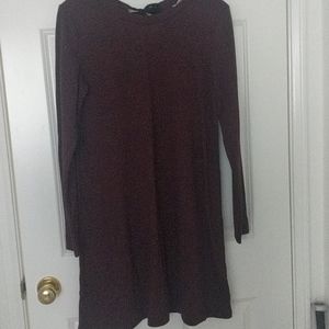 Burgundy dress